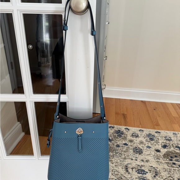 KATE SPADE Marti Large Bucket Bag, Niagara Blue Color - Picture 3 of 8